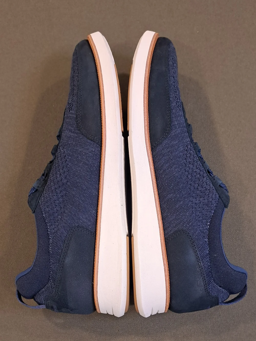 Florsheim Launch Knit Elastic Lace Moc Toe Slip On - Color: Navy - Size: 12
